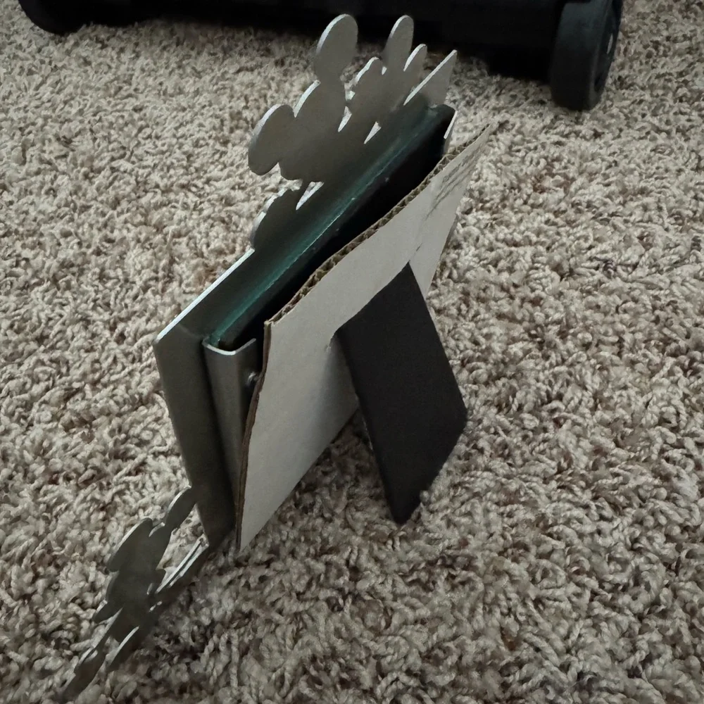 Silver Mickey Mouse Picture Frame 4x4 - Picture 4 of 4
